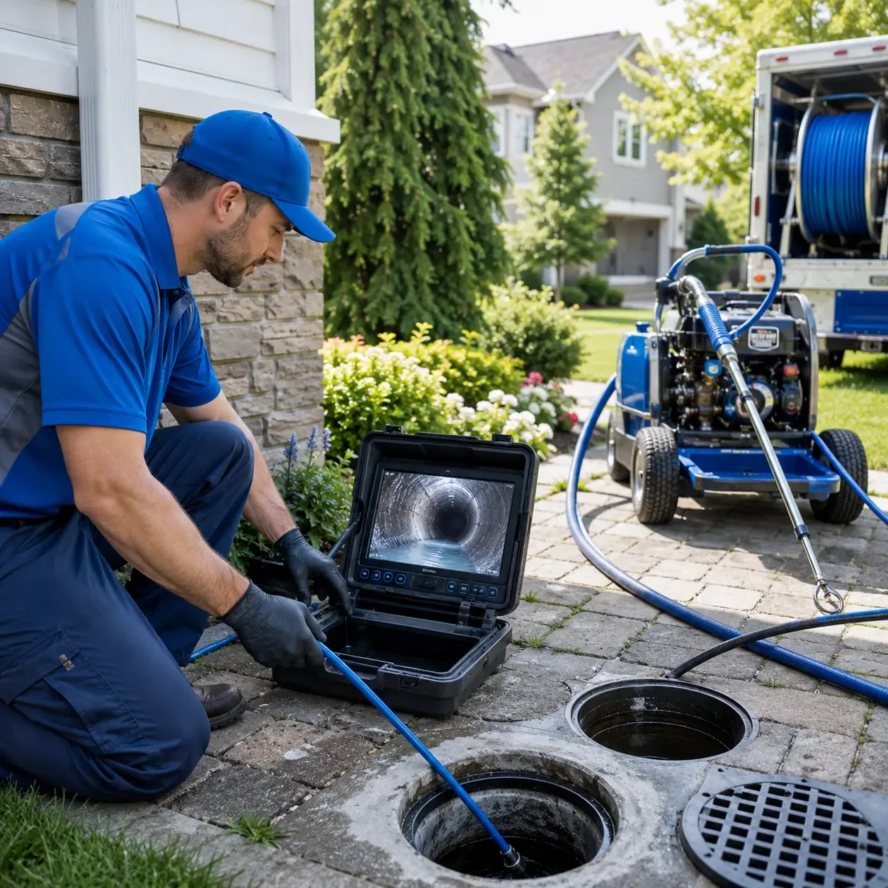 Outdoor drain cleaning professionals serving Bristol, NH